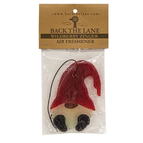 Red Hat Gnome Wildberry Zinger Car Air Freshener