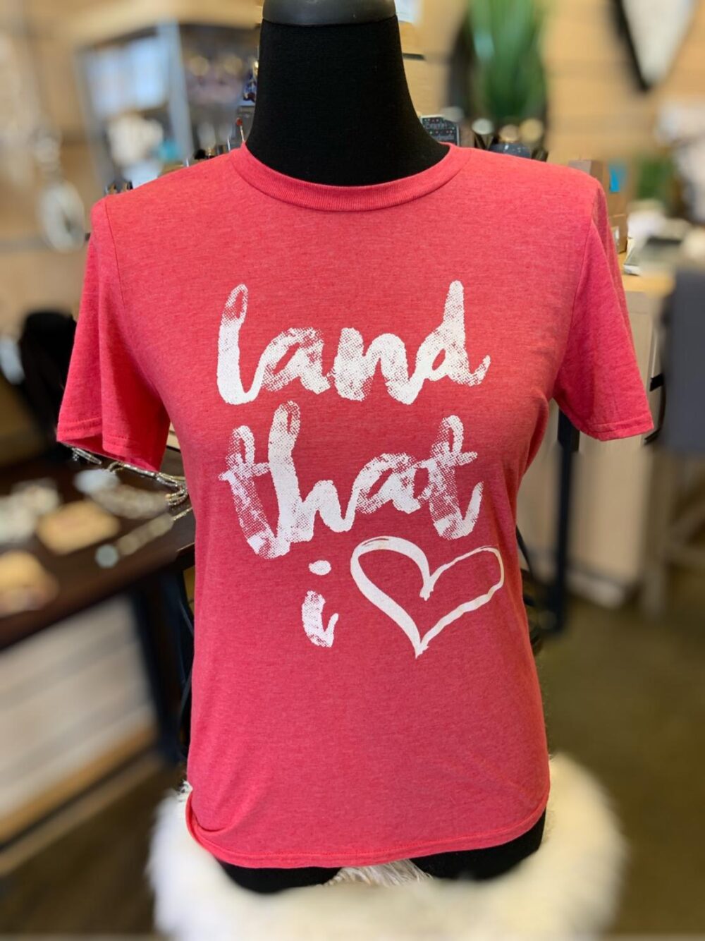 Land That I Love Red Graphic Tee Shirt