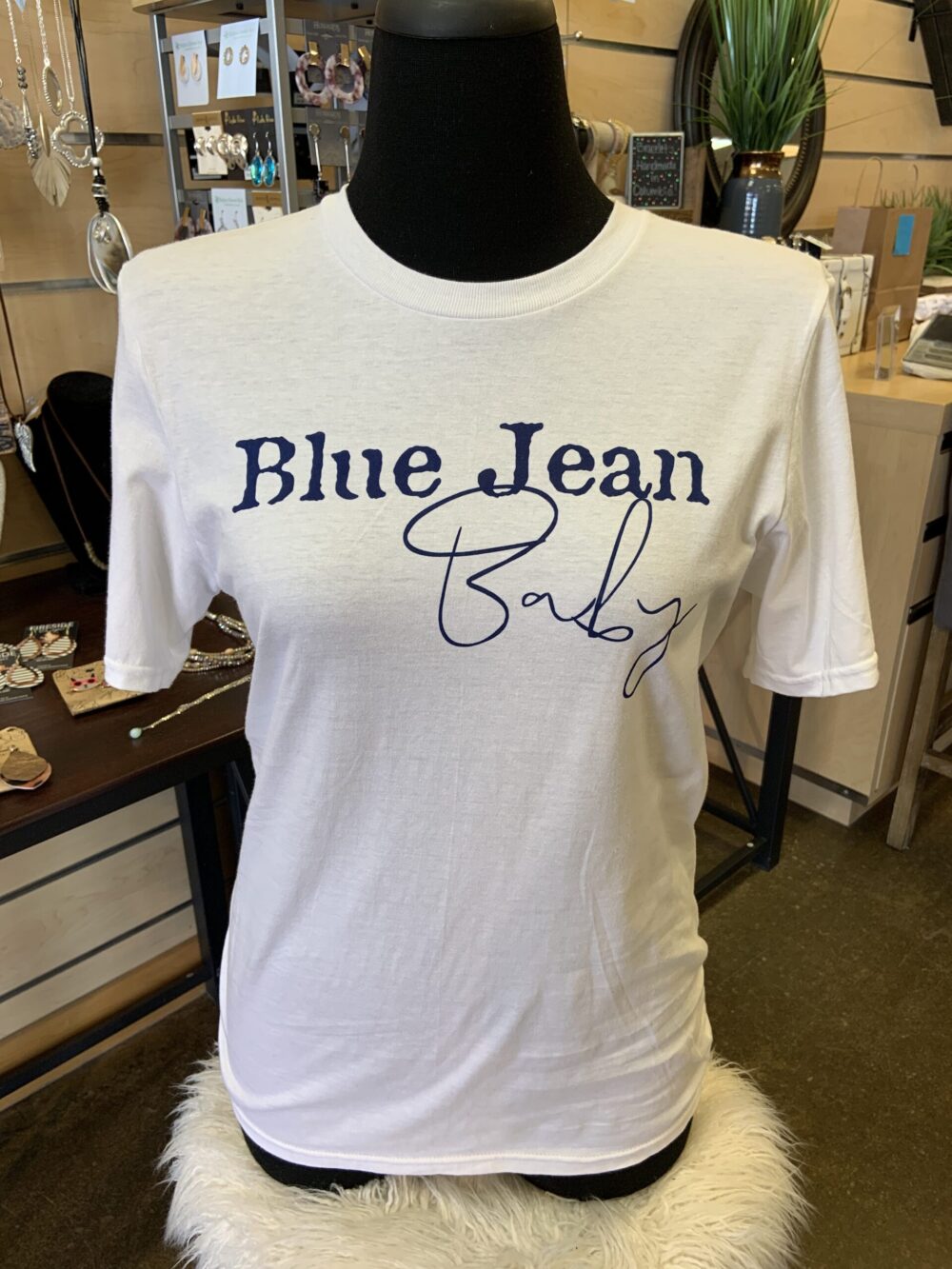 Blue Jean Baby Graphic Tee Shirt